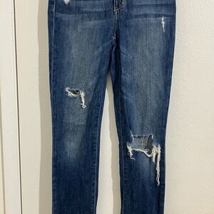 Joe's Jeans Dark Blue Distressed Jeans